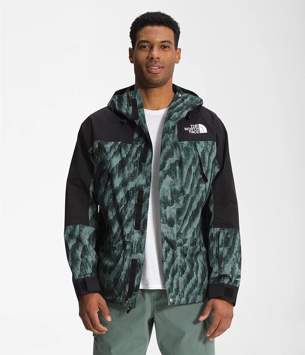 The North Face Printed K2rm Dryvent Wasserdichte Jacken Herren - Grün CH-232TSLV